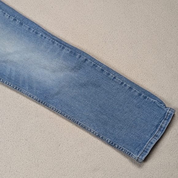 Levi's 514 Men's 29x30 Blue Jeans Stretchy Straight Leg Faded Medium Wash - Picture 5 of 16